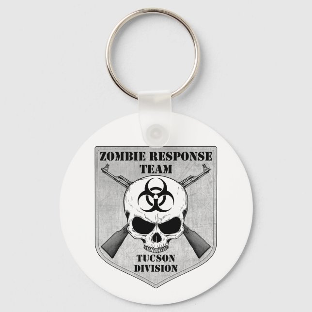 Porte-clés Équipe d'intervention de Zombie : Division Tucson (Recto)