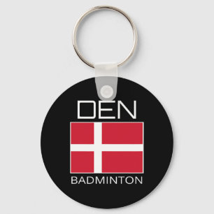 Porte-clés Équipe du Danemark de Badminton Athlète danoise De