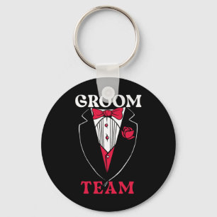 Porte-clés Équipe du marié Équipe de mariés Soirée d'enterrem