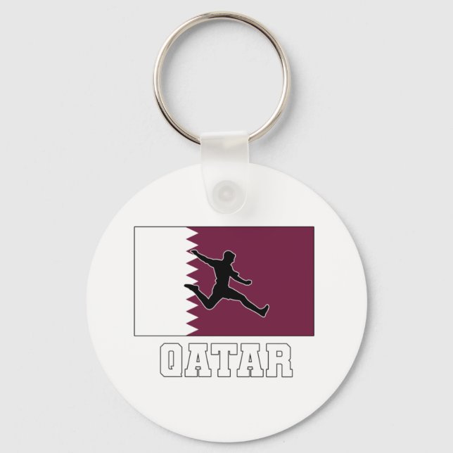 Porte-clés Équipe du Qatar de football (Recto)