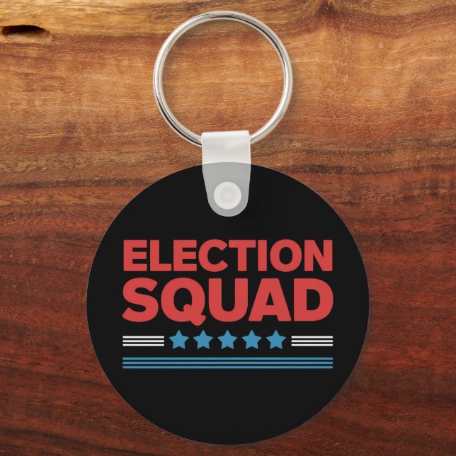 Porte-clés Équipe électorale 2024 Élection Démocrate Républic (Recto)