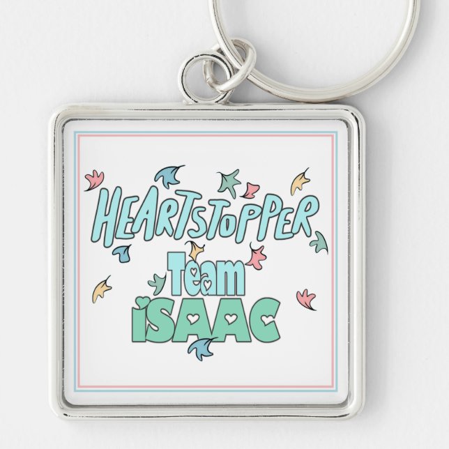 Porte-clés Équipe Isaac White (Devant)