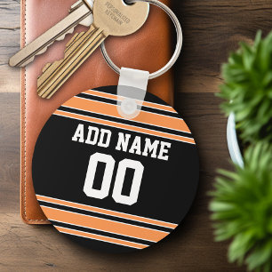 Porte-clés Équipe Jersey avec nom et numéro personnalisés