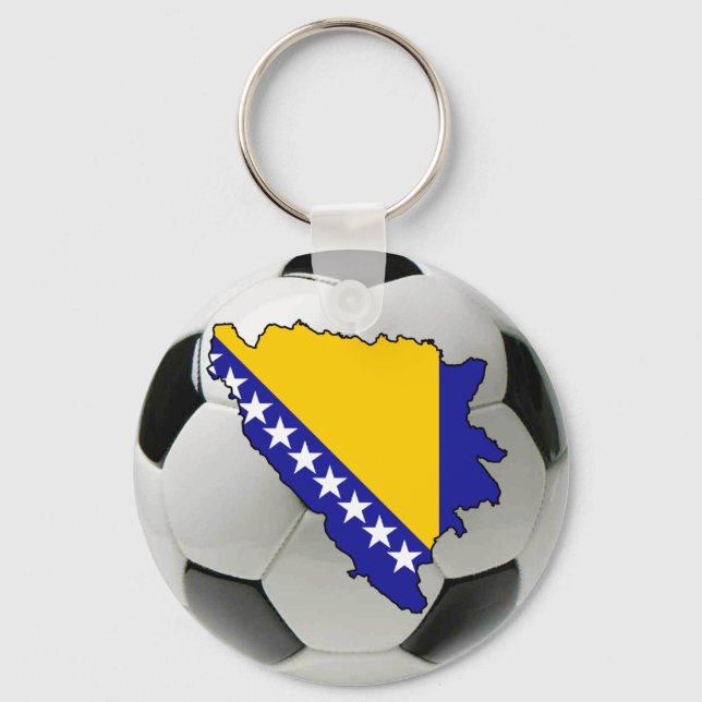 Porte-clés Équipe nationale de Bosnie-Herzégovine (Recto)