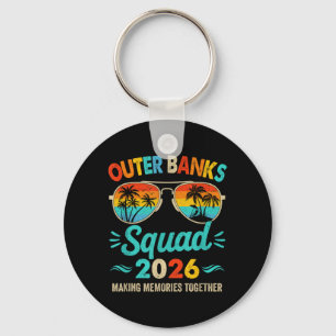 Porte-clés Équipe Outer Banks 2026 Vacances Amis Famille