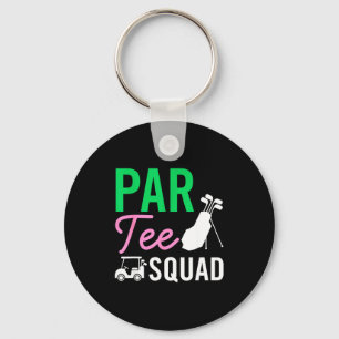 Porte-clés Équipe Par Tee Drôle Anniversaire Golf Joueur Fam