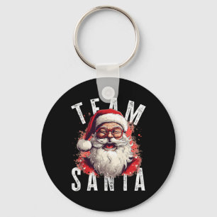 Porte-clés Équipe Santa Noël Drôle Xmas Père Noël 2