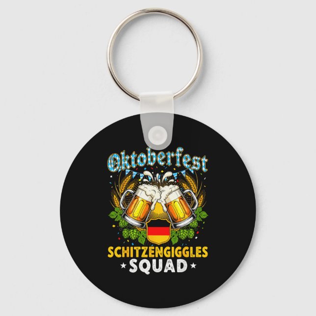 Porte-clés Équipe Schitzengiggles Bière de Munich Bavaroise  (Recto)