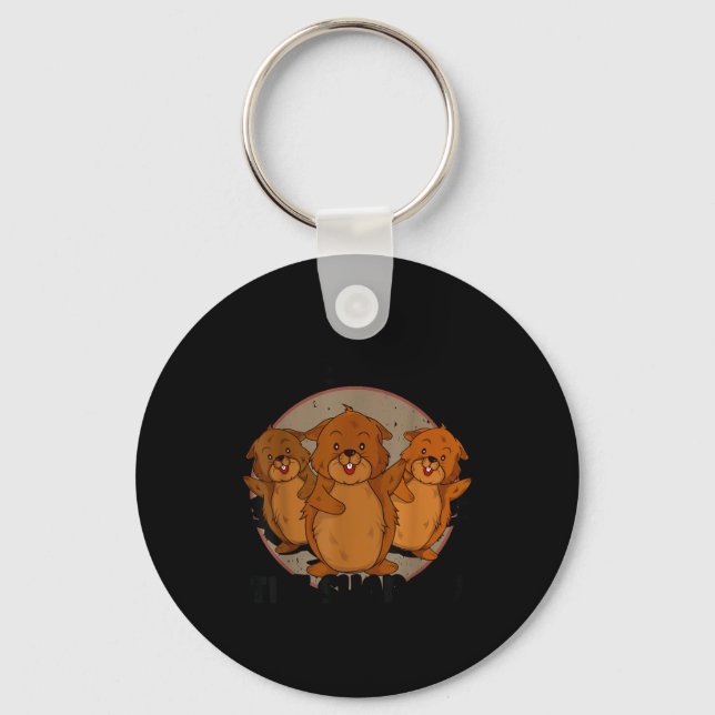 Porte-clés Équipe Shadow Crew Groundhog Day Respecter L'Ombre (Recto)