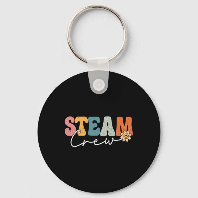 Porte-clés Équipe Steam de rentrée scolaire Sciences Ingénier (Recto)