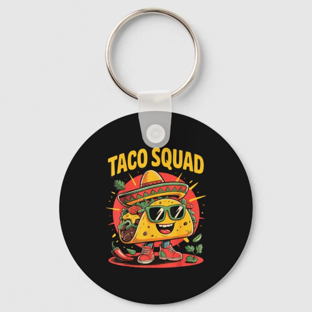 Porte-clés Équipe taco  (Recto)