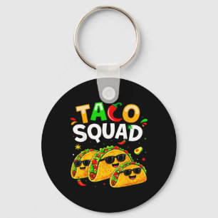 Porte-clés Équipe Taco Nourriture Drôle pour Enfants Garçon F