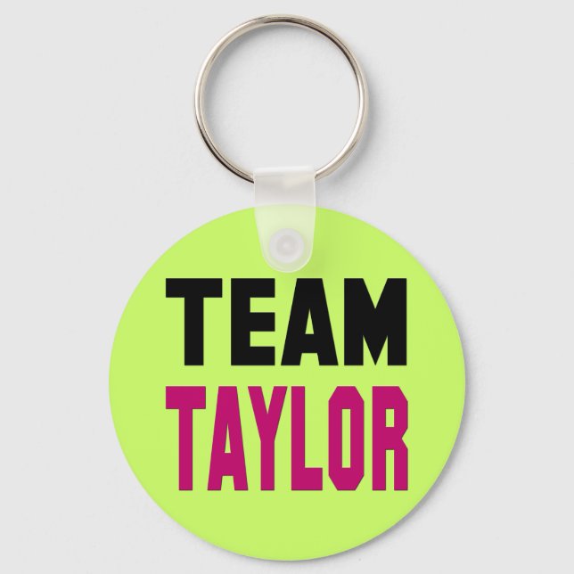 Porte-clés Équipe Taylor (Recto)