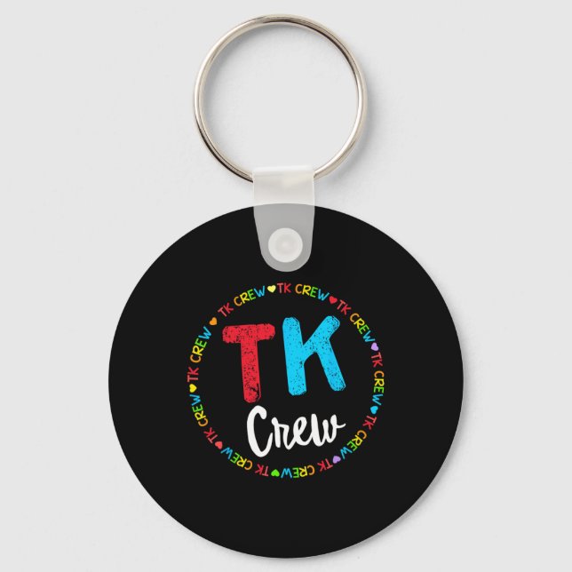 Porte-clés Équipe Transitoire D'Enfants De L'École Équipe Tk (Recto)