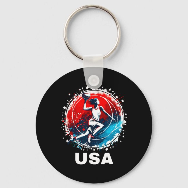 Porte-clés Équipe Usa de baseball Usa (Recto)