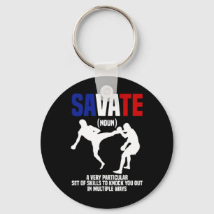 Porte-clés Équipement de Savate Entraînement à l'autodéfense