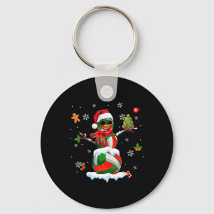 Porte-clés Équipement De Volley-ball Comme Snowman Sungles Xm