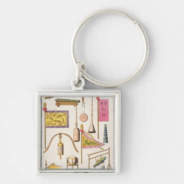 Porte-clés Équipement militaire chinois, illustration de 'le (Devant)