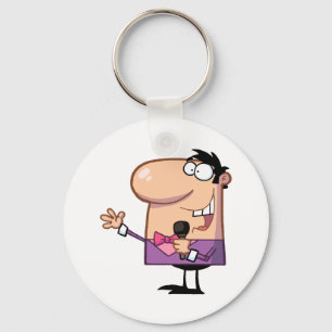 Porte-clés Équipez accueillir une exposition et parler dans