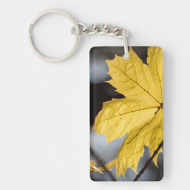 Porte-clés Érable à sucre, automne (Devant)