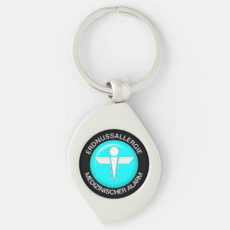 Porte-clés ERDNUSSALLERGIE Médicale Alert Metal Porte - clé