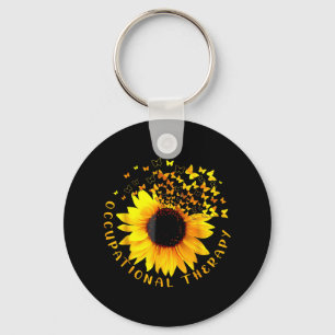Porte-clés Ergothérapie Tournesol Thérapeute en ergothérapie 