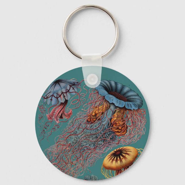 Porte-clés Ernst Haeckel's Disco Medusae (Recto)