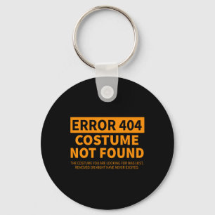 Porte-clés Erreur 404 Costume Non Trouvé Correspondant Funny