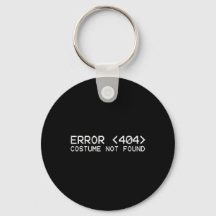 Porte-clés Erreur 404 Costume Pas Trouvé Fun Halloween Progra