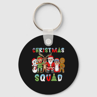 Porte-clés Escadron de Noël Père Noël Reindeer Elf Boys Girls