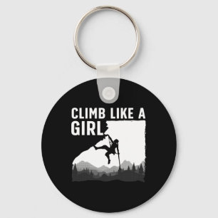Porte-clés Escalade de rochers cool pour femmes filles montag