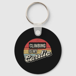 Porte-clés Escalade Est Mon Cardio Vintage Retro Rock Escalad