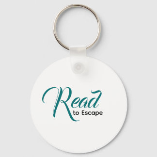 Porte-clés Escape to Read Keychain | Literary Gift