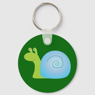 Porte-clés Escargot vert