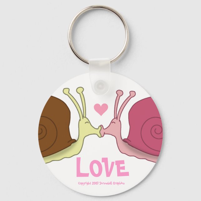 Porte-clés Escargots en amour Porte - clé (Recto)