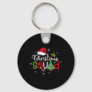 Porte-clés Escouade de Noël amusant Xmas arbre famille jumele