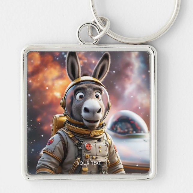 Porte-clés Espace astronaute Imaginaire (Devant)
