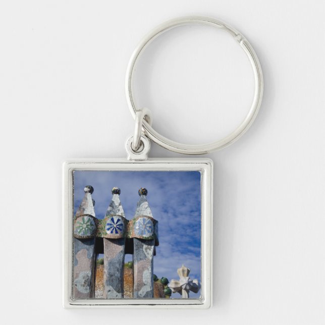 Porte-clés Espagne, Catalogne, Barcelone. Casa Batllo (1906). (Devant)