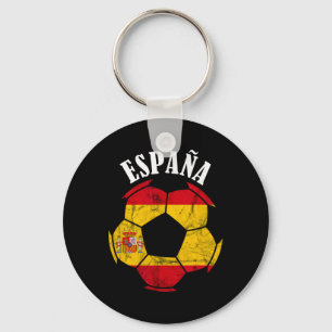 Porte-clés Espagne Drapeau Espagne Joueur de football Fierté 
