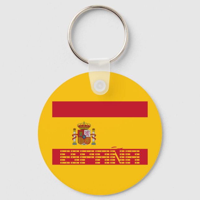 Porte-clés Espagne - Drapeau / España - Bandera (Recto)