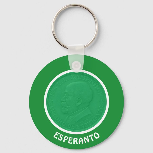 Porte-clés Esperanto / Zamenhof, (Recto)