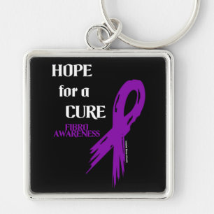 Porte-clés Espoir d'un Ruban Cure/Torn...Fibro