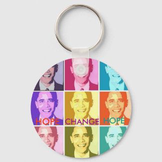 PORTE-CLÉS ESPOIR ET CHANGER BARACK OBAMA KEYRING