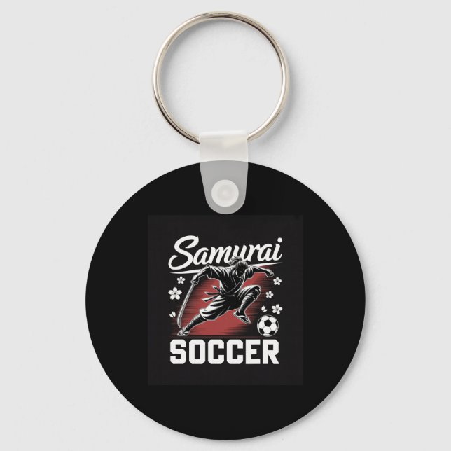 Porte-clés Esprit de Guerrier Samouraï Footll Katana Lame  (Recto)