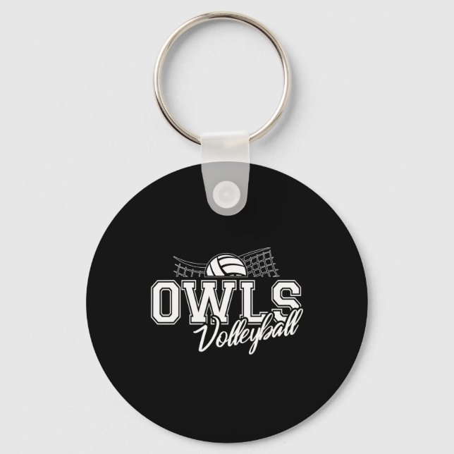 Porte-clés Esprit de rentrée scolaire des Owls Volleyll  (Recto)