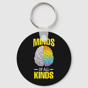 Porte-clés Esprit De Toutes Sortes Neurodiversité AHDH LD Awa