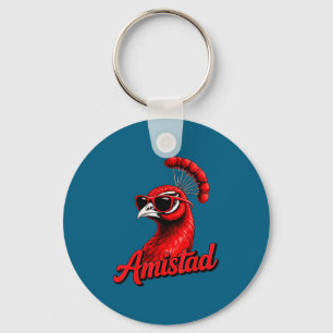 Porte-clés Esprit minimal de l'école d'amitié de la maison Am