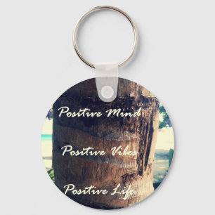 Porte-clés Esprit Positif, Vibe Positive, Vie Positive
