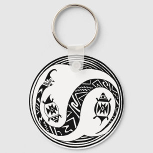 Porte-clés Esprit Serpent du Sud-Ouest avec Tortues