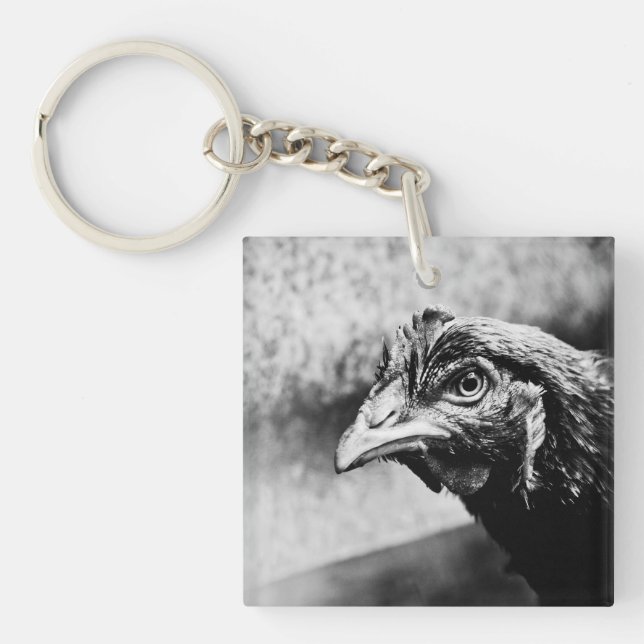 Porte-clés esprits et poulets (Devant)